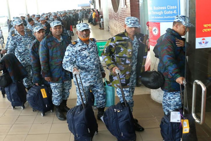 BAF replaces contingents in DR Congo
