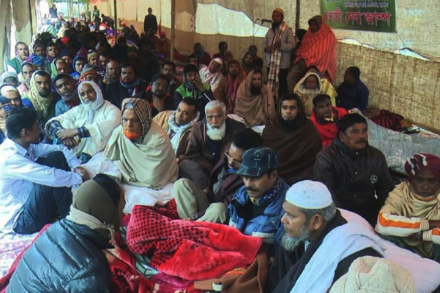 Jute mills workers’ hunger strike rolls into Day-3