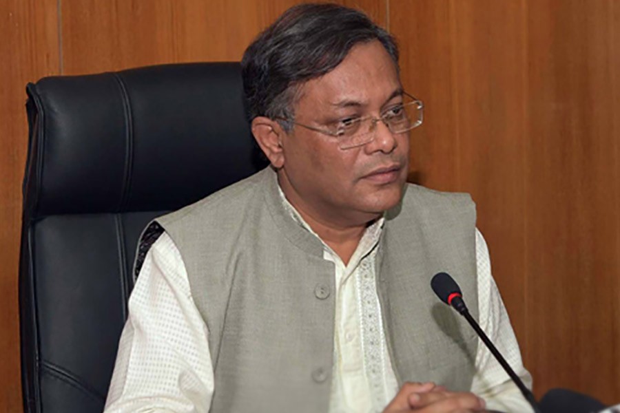 Hasan Mahmud describes BNP as main patron of dynastic politics