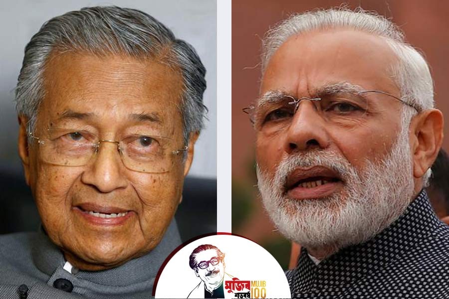 Bangabandhu's birth centenary celebration:  Mahathir, Modi confirm attendance