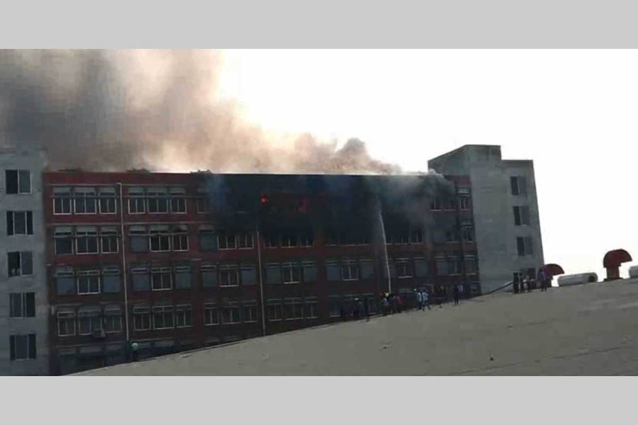 Fire breaks out at Gazipur apparel factory
