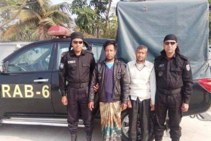 Two members of ‘Allahr Dal’ held in Khulna