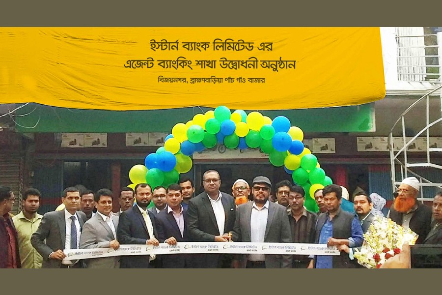 EBL opens Agent Banking Outlet at Panchgaon Bazar of Brahmanbaria