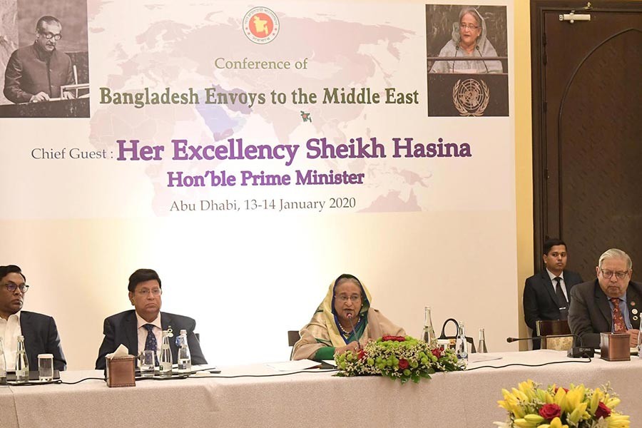 Work to expand Middle East export market: PM to envoys