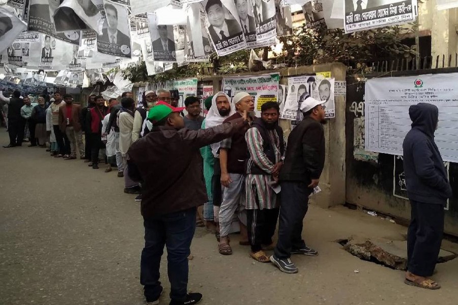 Voting underway in Dhaka city election
