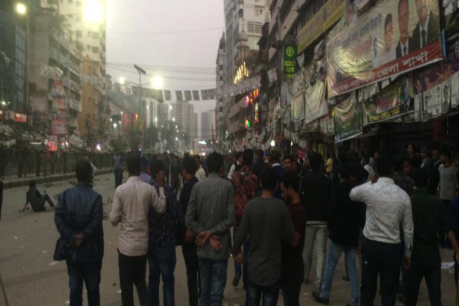 BNP-AL clash at Nayapaltan