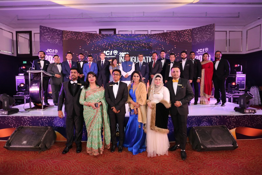 Inauguration ceremony of JCI Bangladesh held at Le Meridien