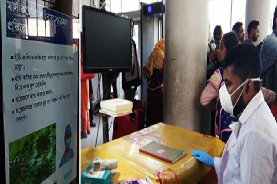 Coronavirus outbreak: Digital display board set up at Benapole port