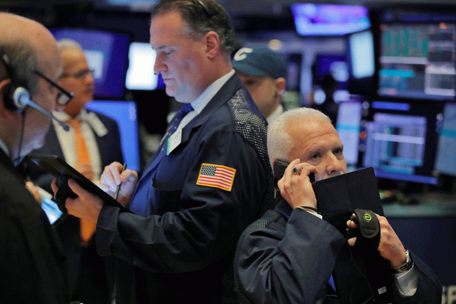 Wall St set to fall again as coronavirus spreads beyond China