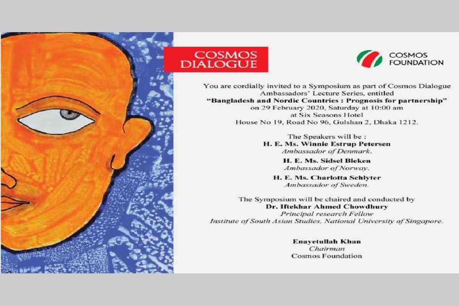 Symposium on Bangladesh’s ties with Nordic countries Saturday