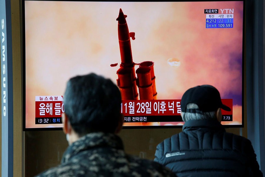 North Korea fires two missiles in 'first test of the year'