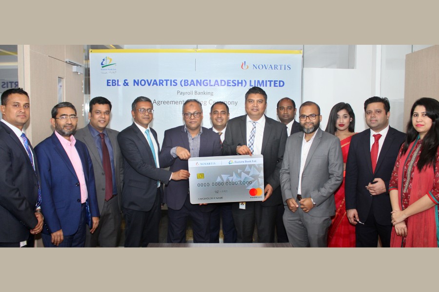 EBL signs payroll banking deal with Novartis