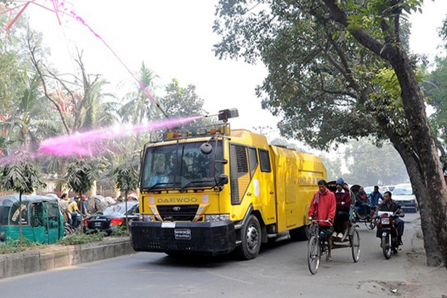 DMP to spray disinfectants to fight spread of coronavirus