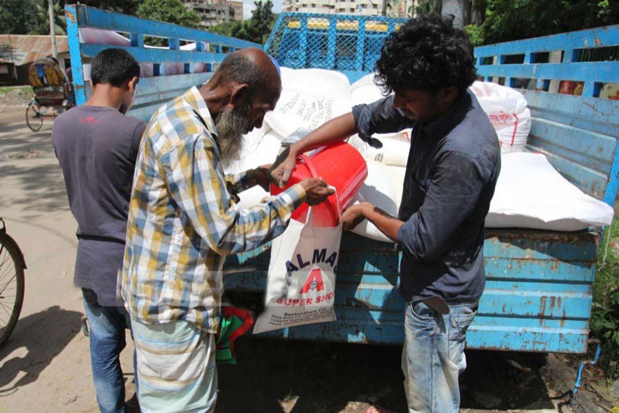 Special OMS to sell rice at Tk 10 per kg from Sunday