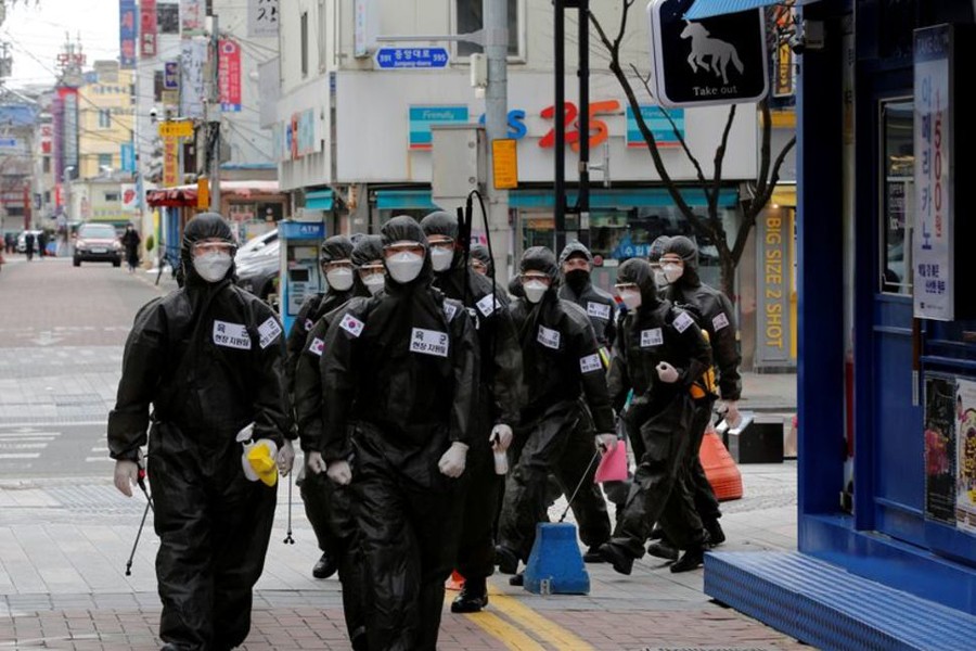Once the biggest outbreak outside of China, S Korea city reports zero new virus cases