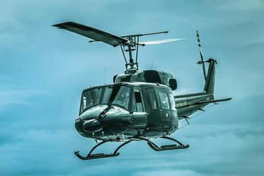 Air Force helicopter makes emergency landing in Rangamati