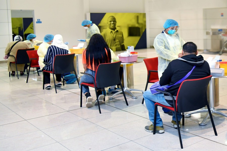 Emirates conducts on-site rapid COVID-19 tests for passengers