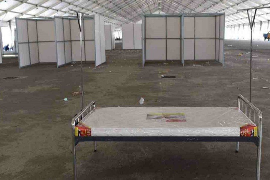 Work on 2,000-bed isolation centre at ICCB underway