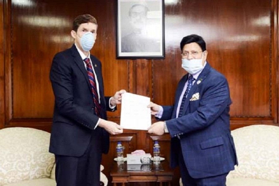 US appreciates BD’s readiness to combat COVID-19