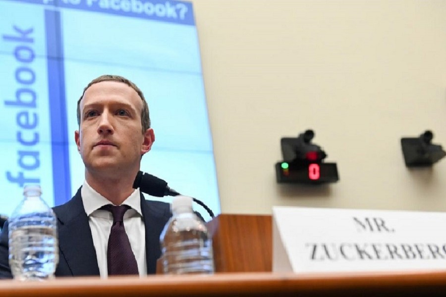 Facebook Chairman and CEO Mark Zuckerberg testifies at a House Financial Services Committee hearing in Washington, US, October 23, 2019. — Reuters