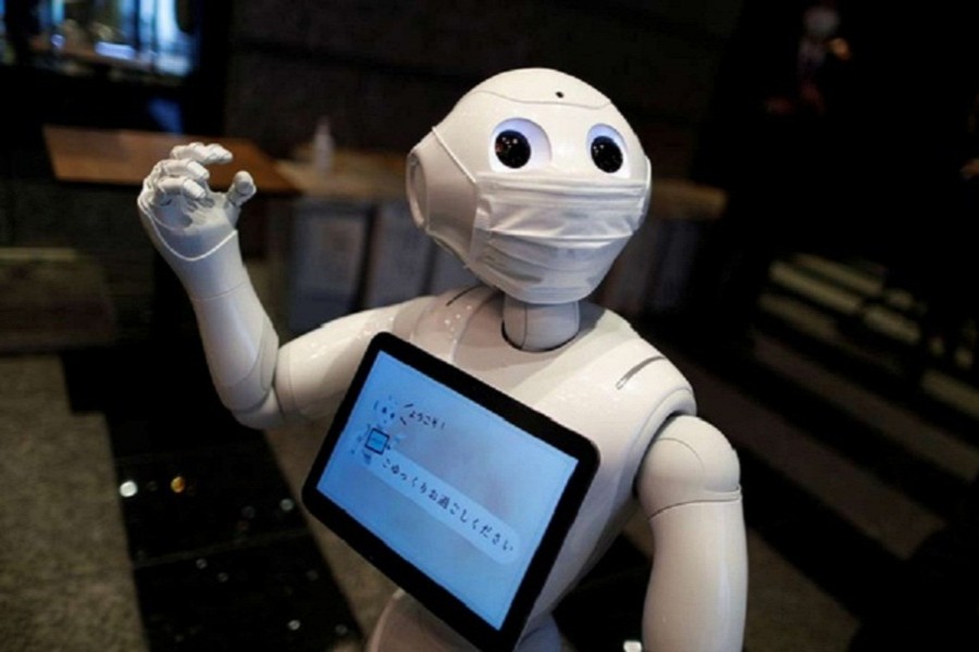 Coronavirus patients at Tokyo hotels get greetings from robot