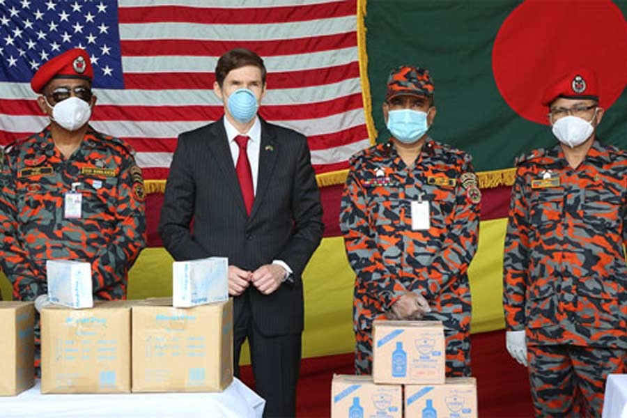 US provides COVID-19 safety equipment to fire service