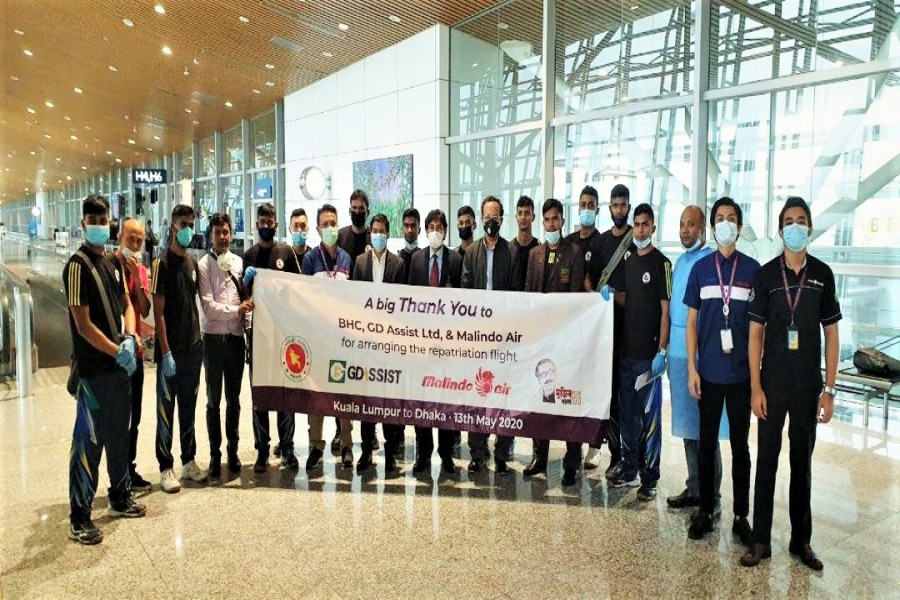 GD Assist brings back 160 stranded Bangladeshis from Malaysia    