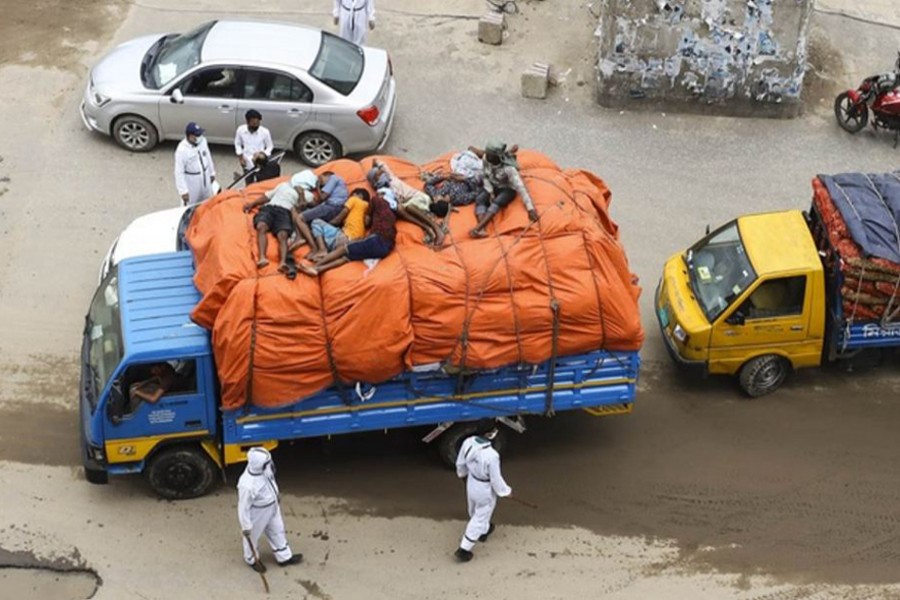 Truckers outfox police in pandemic