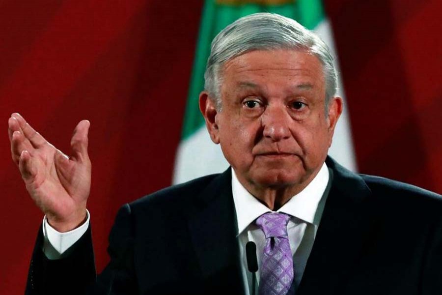 File photo of Mexican President Andres Manuel Lopez Obrador. (Collected)