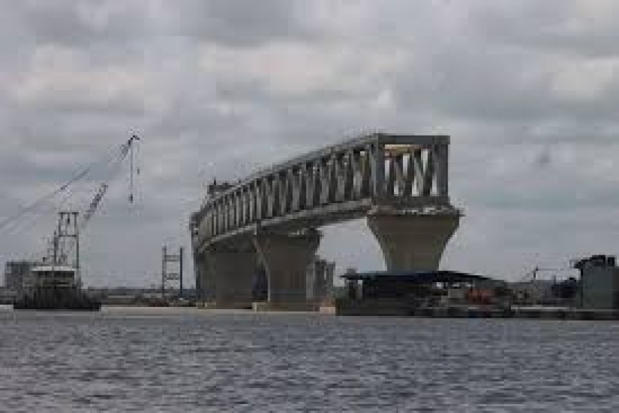 4.6km of Padma Bridge visible as 31st span installed  