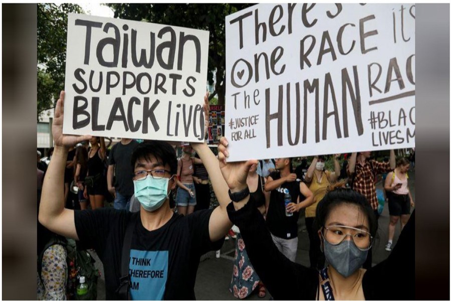 Taiwan Black Lives Matter protest gets indigenous twist