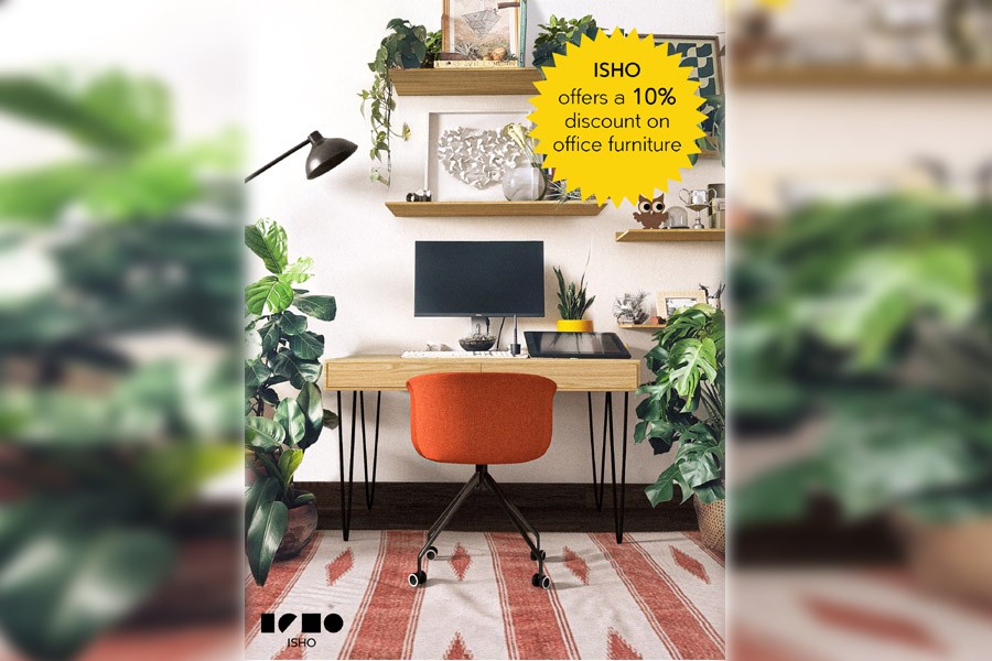 Work from home is now easier with ISHO's sale