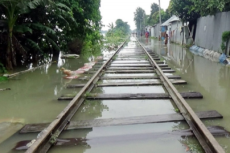 Flood situation remains unchanged in Rajbari