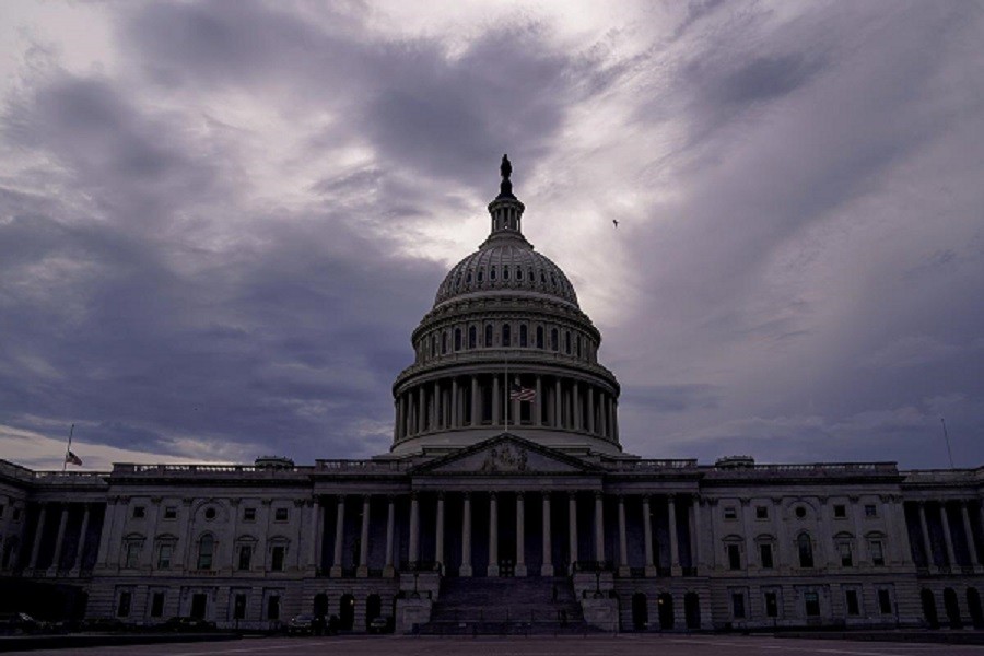 The US Capitol is seen under storm clouds in Washington, US, July 23, 2020 — Reuters/Files