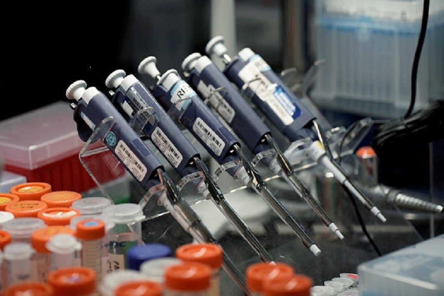 Pipettes and sample vials are seen inside a laboratory at Sorrento Therapeutics where efforts are underway to develop an antibody, STI-1499, to help in prevention of the coronavirus disease (Covid-19) in San Diego, California, US, May 22, 2020 — Reuters/Files