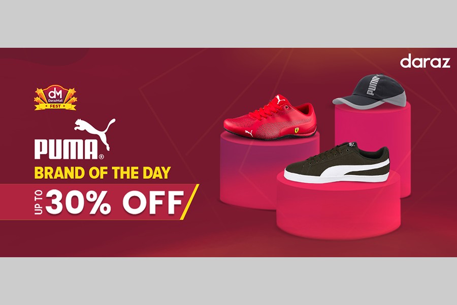 Puma offers up to 30pc discount on Daraz