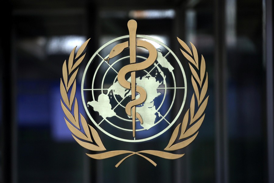 A logo is pictured on the headquarters of the World Health Orgnaization (WHO) ahead of a meeting of the Emergency Committee on the novel coronavirus (2019-nCoV) in Geneva, Switzerland on January 30, 2020 — Reuters/Files