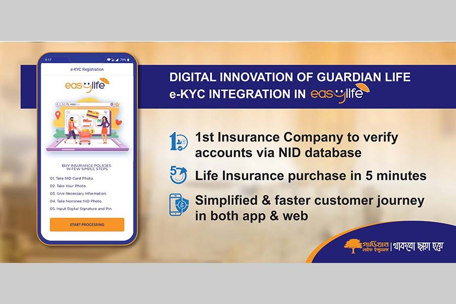 Guardian Life launches life insurance in five minutes through e-KYC