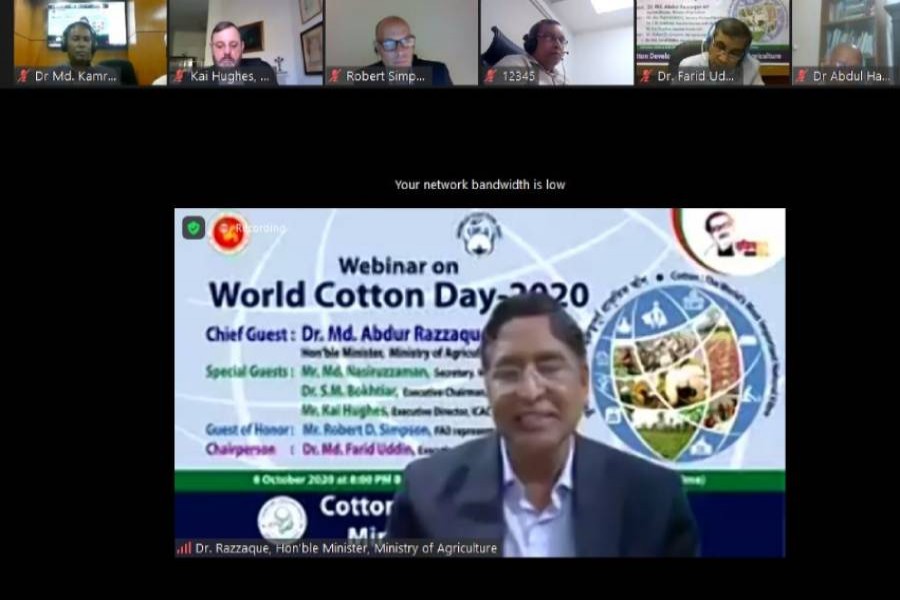 Bangladesh imports 7.1 million bales of cotton in FY 2019-20