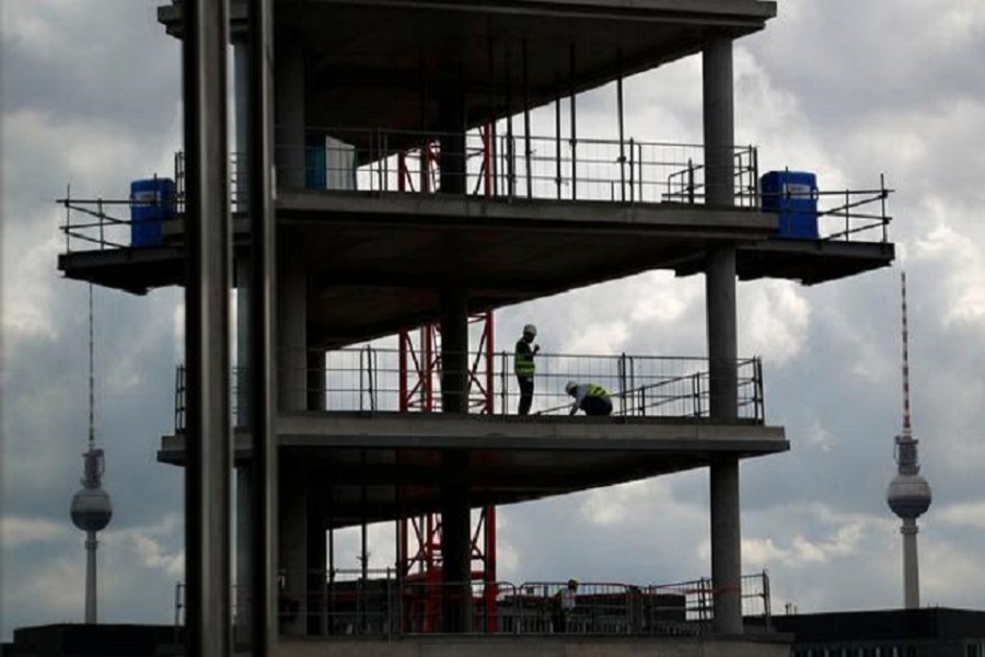 A construction site is pictured near the Hauptbahnhof main train station in Berlin, Germany, July 11, 2018 — Reuters/Files