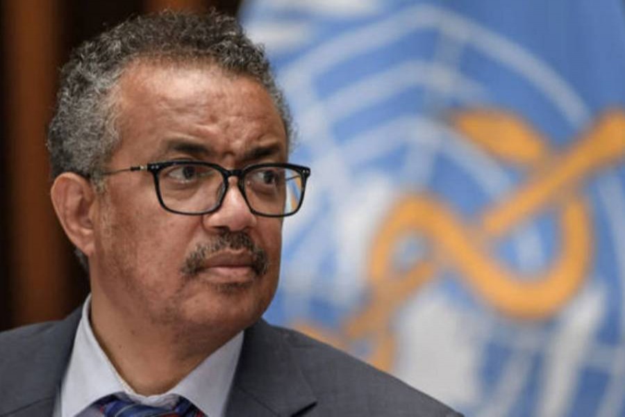 File photo of Tedros Adhanom Ghebreyesus. (Collected)