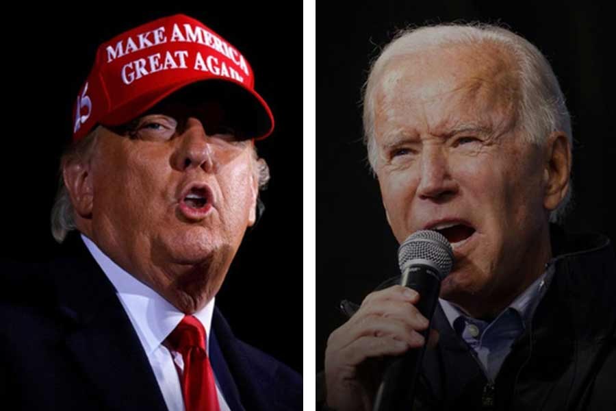 Donald Trump and Joe Biden