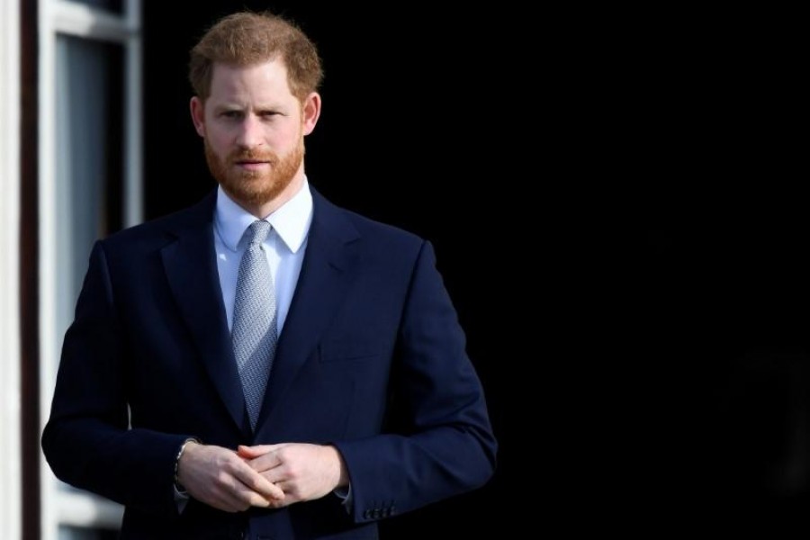 Britain's Prince Harry attends a rugby event at the Buckingham Palace gardens in London, Britain on January 16, 2020 — Reuters/Files