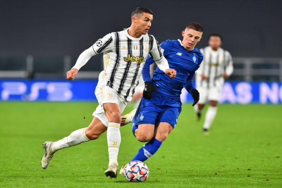 Soccer Football - Champions League - Group G - Juventus v Dynamo Kyiv - Allianz Stadium, Turin, Italy - December 2, 2020 Juventus' Cristiano Ronaldo in action. [Reuters, Massimo Pinca]