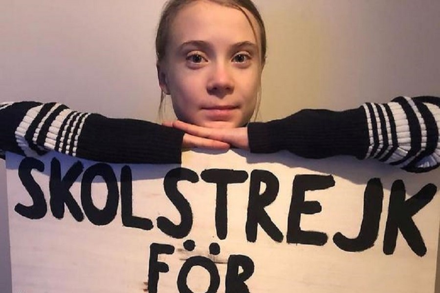 Swedish environmental activist Greta Thunberg appears in a December 11, 2020 social media post, marking five years since the Paris Agreement COP21 conference — Instagram @gretathunberg via Reuters