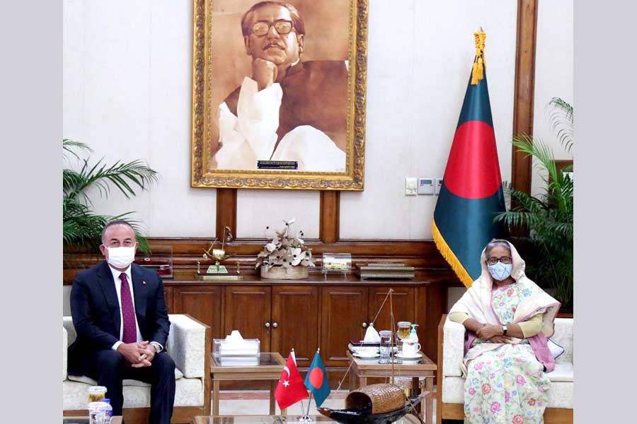 PM seeks Turkey’s involvement in ensuring Rohingya repatriation