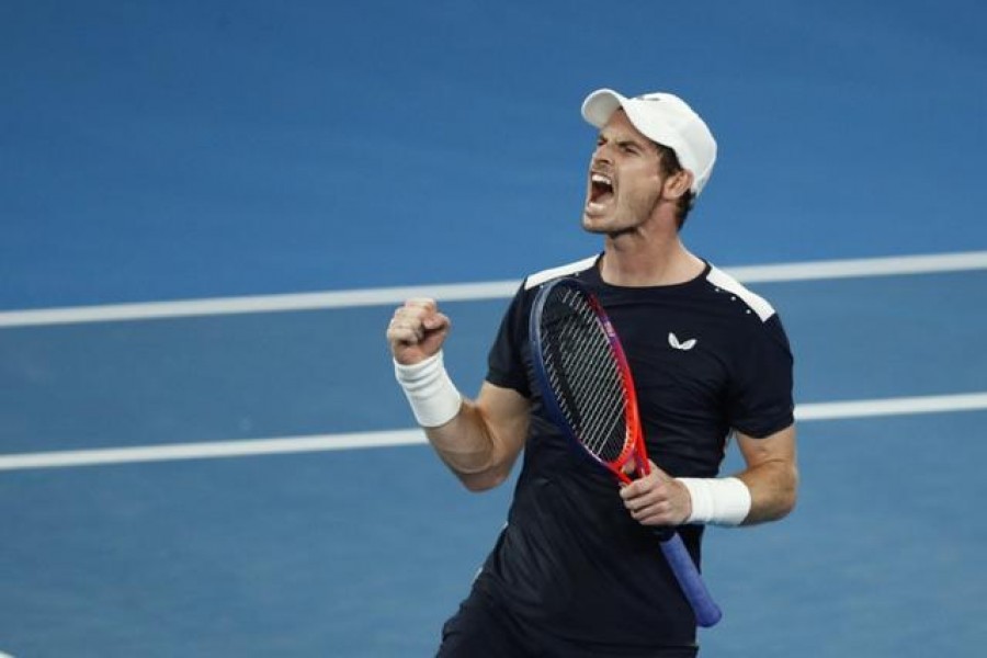 Tennis - Australian Open - First Round - Melbourne Arena, Melbourne, Australia, January 14, 2019. Britain's Andy Murray reacts during the match against Spain's Roberto Bautista Agut. REUTERS/Edgar Su