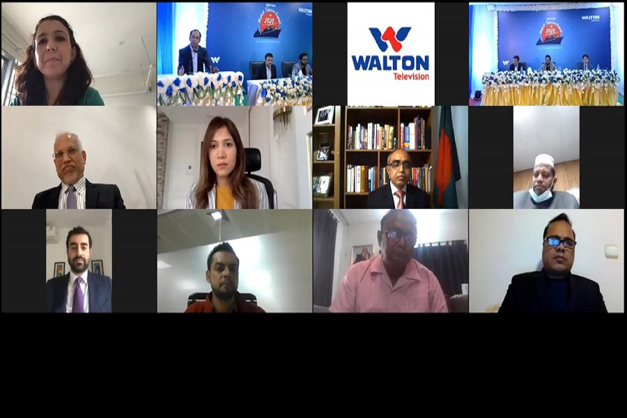 Walton TV records 10 times higher  export in 2020 amid pandemic
