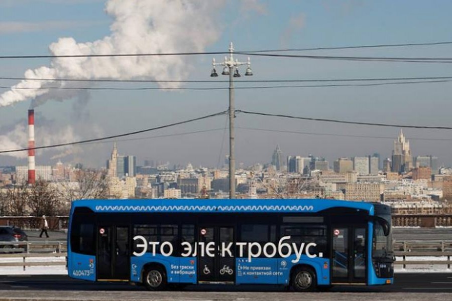 Moscow eyes fully electric bus fleet by 2030