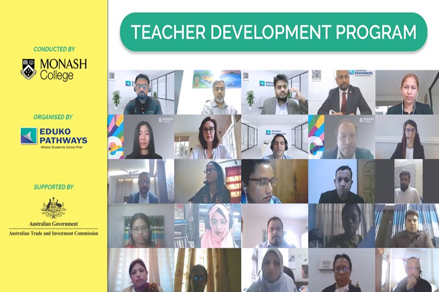 Eduko Bangladesh and Monash College conduct workshop for Bangladeshi teachers